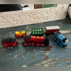 Brio and Thomas trains